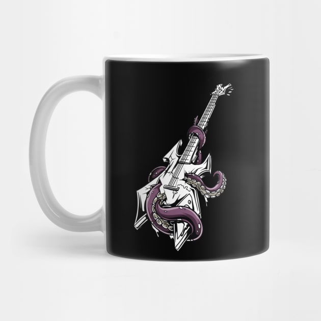 Guitar Rock Star Tentacles by positivedesigners